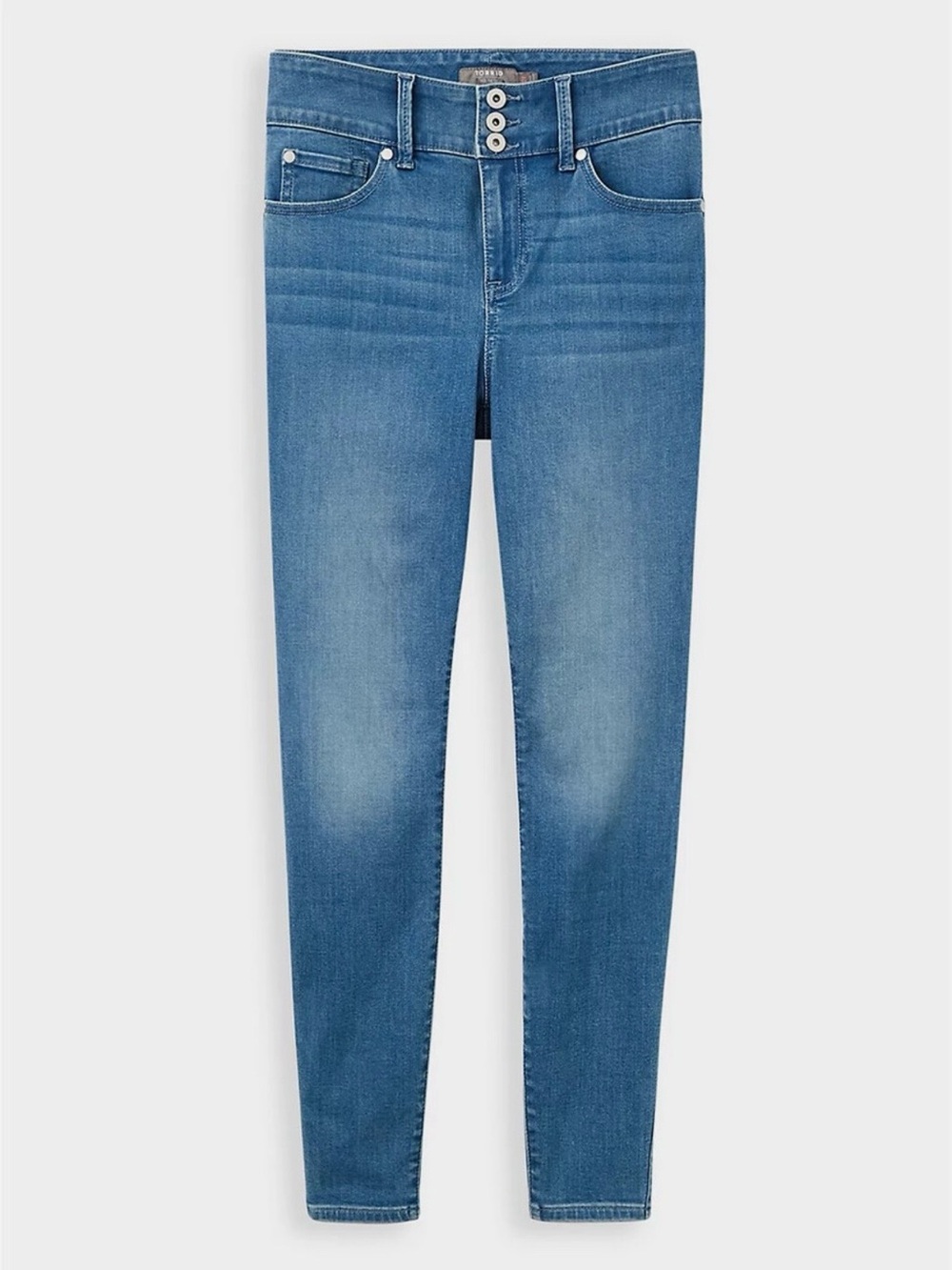 Torrid Medium Wash High-Rise Super Skinny Eco Jeggings